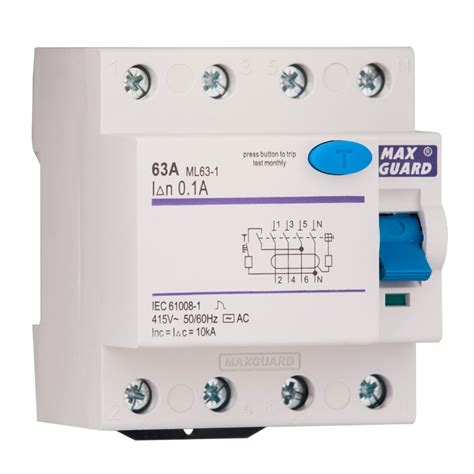 rcbkk-106a|DIN rail residual current circuit breakers (RCCB) up to 100 A .